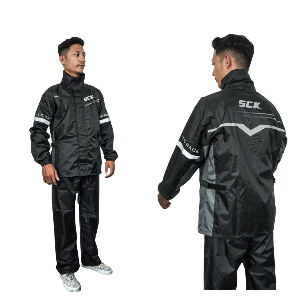 SCK Rain Coat SafeRide All-Weather Jacket - Rain Coat Waterproof Jacket