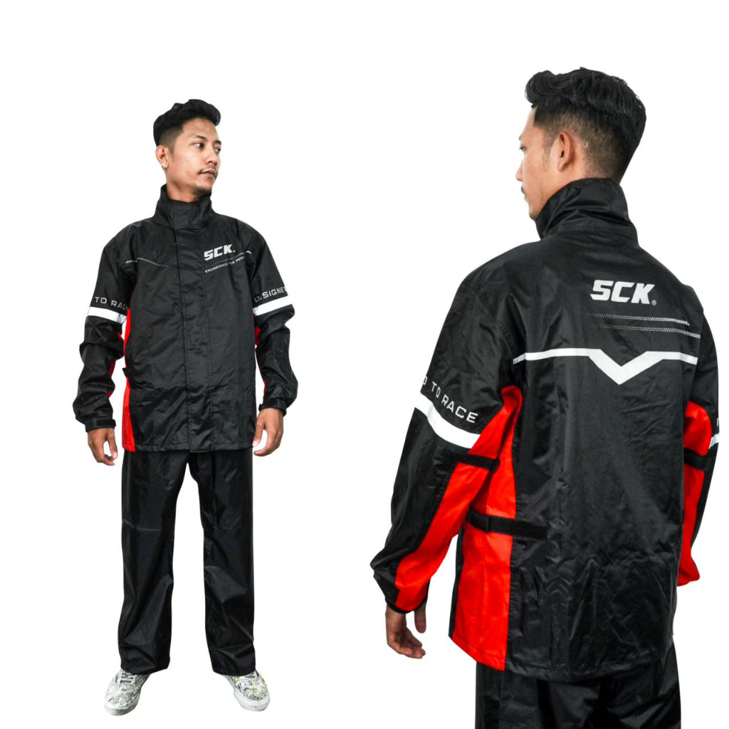 SCK Rain Coat SafeRide All-Weather Jacket - Rain Coat Waterproof Jacket