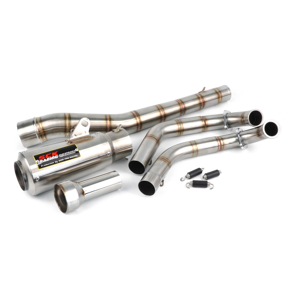 Full System Exhaust 2 Manifold 32mm + 35mm Racing Race Open Exhaust